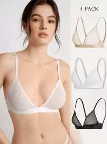 Ocili Bunt Abgesetzter Kanten Bh Lingerie - Verschiedenfarbig - Übersicht 1