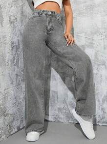 Jeans Droit Pour Femme