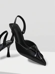MOTF PREMIUM SIMPLE POINTED TOE PASTORAL STYLE HIGH HEELS FOR WOMEN, DAILY WEAR