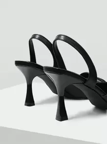 MOTF PREMIUM SIMPLE POINTED TOE PASTORAL STYLE HIGH HEELS FOR WOMEN, DAILY WEAR