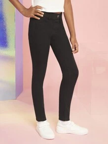 Mädchen-Solid-Jeans im Tween-Alter