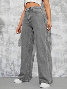 Jeans Droit Pour Femme