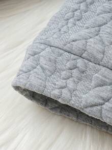 女嬰蝴蝶結拼色運動衫 - 彩色 - 查看 5