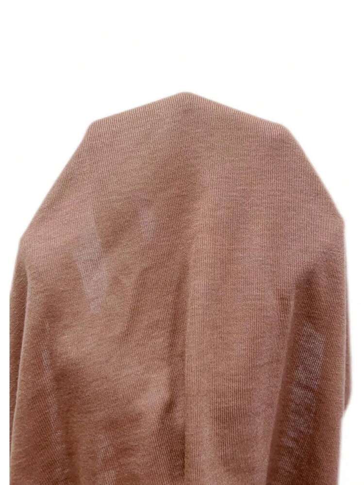 Solid Color Bell-sleeve Bodycon Dress