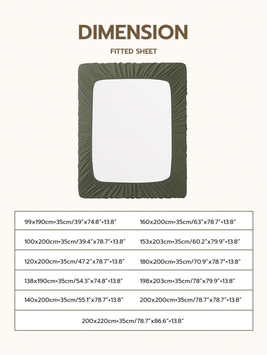 LongNap™ 1pc Supersoft Plain Fitted Sheet, Lightweight CloudLike Feel