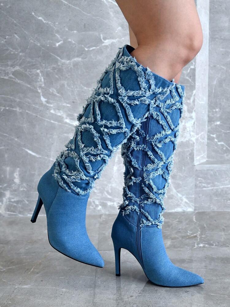 Women's Fashionable Autumn Winter Boots For Outdoor Wear