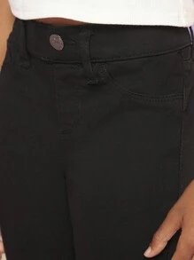 Mädchen-Solid-Jeans im Tween-Alter