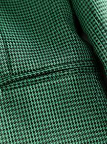 SHEIN Manfinity Mode Men's Single-breasted Suit Jacket With Lapel Collar And Suit Pants - Green - View 7