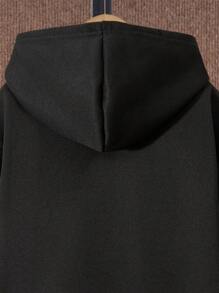 SHEIN 青少年男童邊條連帽休閒兩件式套裝 - 彩色 - 查看 6