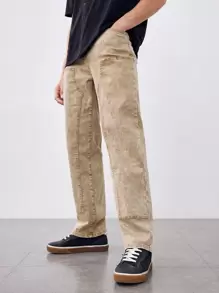 Manfinity VCAY Men's Straight Leg Jeans - Multicolor - View 4