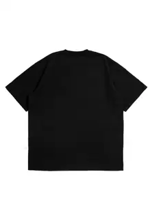 Men Letter Graphic Tee - Black - View 4