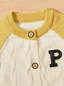Baby Boys' Color Block Sweater Set - Yellow - View 3