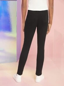 Mädchen-Solid-Jeans im Tween-Alter