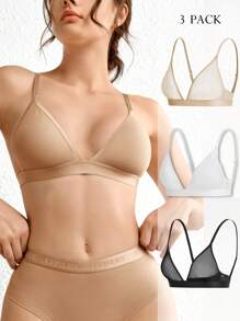Ocili Bunt Abgesetzter Kanten Bh Lingerie - Verschiedenfarbig - Übersicht 4