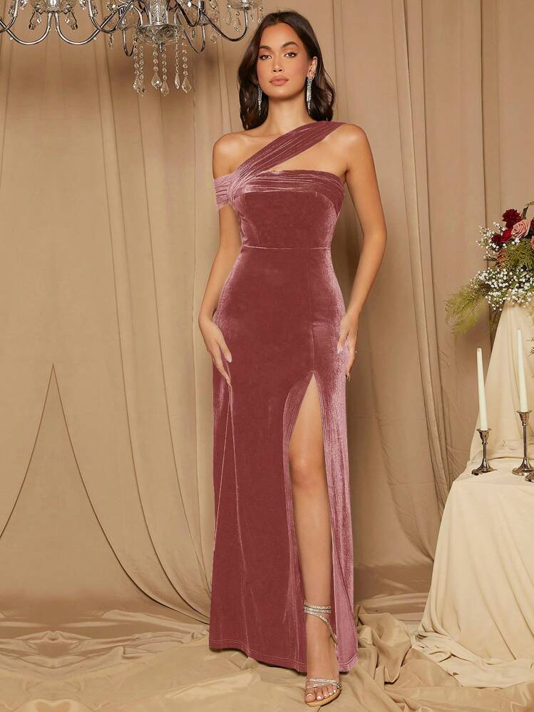 pink velvet bridesmaid dress Pink Bridesmaid Dress | Pink Velvet Dress