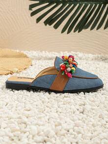 平底低胸家居拖鞋鞋