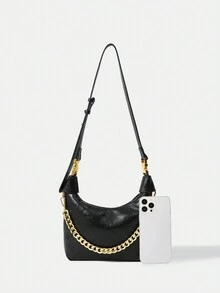 BizChic Elegant Minimalist Women's Handbag,Work Bag - Black - View 3