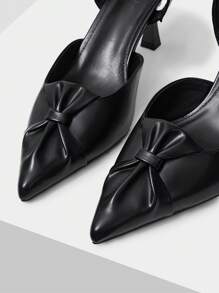 MOTF PREMIUM SIMPLE POINTED TOE PASTORAL STYLE HIGH HEELS FOR WOMEN, DAILY WEAR