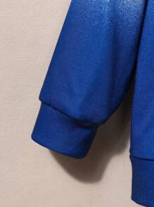 SHEIN Conjunto De Moletom Com Capuz E Calça Para Meninos Com Cores Correspondentes Para Ocasiões Casuais