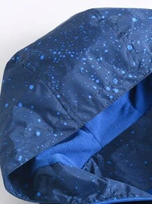 Kids' Windbreaker Jacket For Boys, Windproof Waterproof Warm Clothes, New Style Coat For Children - Navy Blue - View 3