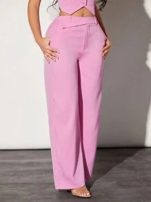 SHEIN SXY Pantalones rectos de traje para mujer para otoño/invierno