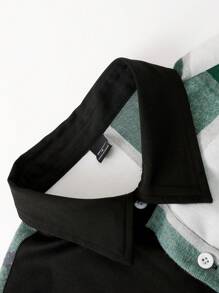 Manfinity Homme Men's Checkered Long Sleeve Shirt - Multicolor - View 3