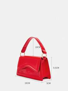 BizChic 女性通勤手提包，適合辦公室和教師使用 - 紅色 - 查看 3