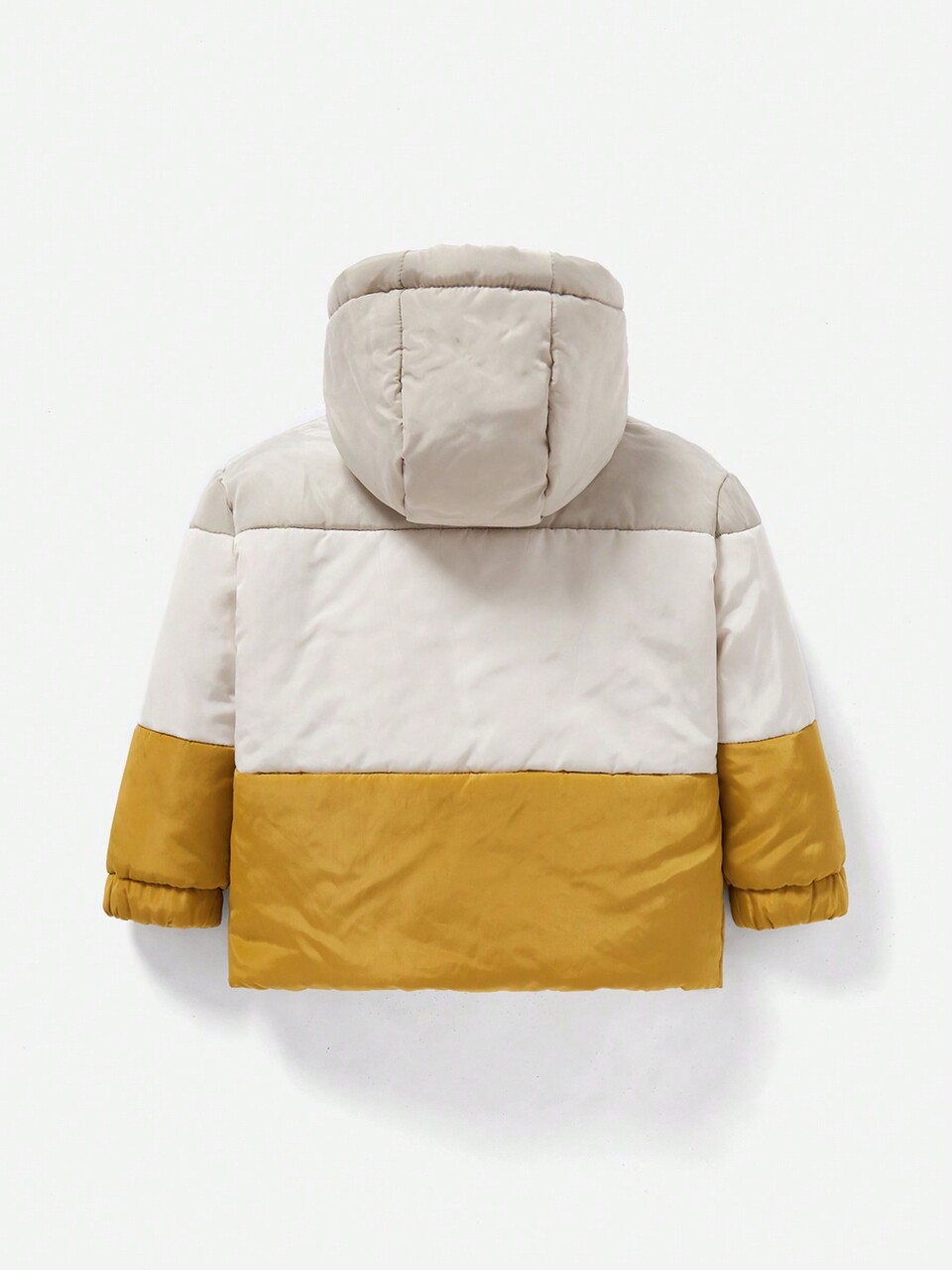 Winter Thickened Three Colors Spliced Casual And Sport Coat For Infant Boys