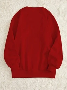 VaVaBold Sudadera Con Cuello Redondo, Manga Larga Holgada
