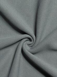 Manfinity Homme Men Contrast Trim Polo Shirt - Grey - View 6