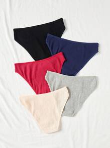 4入組蕾絲邊三角褲