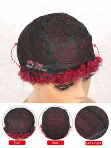 Short Afro Curly Pixie Cut Human Hair Wigs Real Affordable Hair Replacement Wig Cheap Daily Use Wig For Beginner Friendly Wear To Go - SBUG - View 8