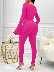 SHEIN Slayr Solid Color 2pcs/Set - Hot Pink - View 2