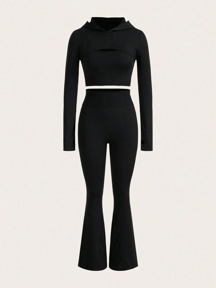 Women's Seamless Hooded Athletic Tracksuit