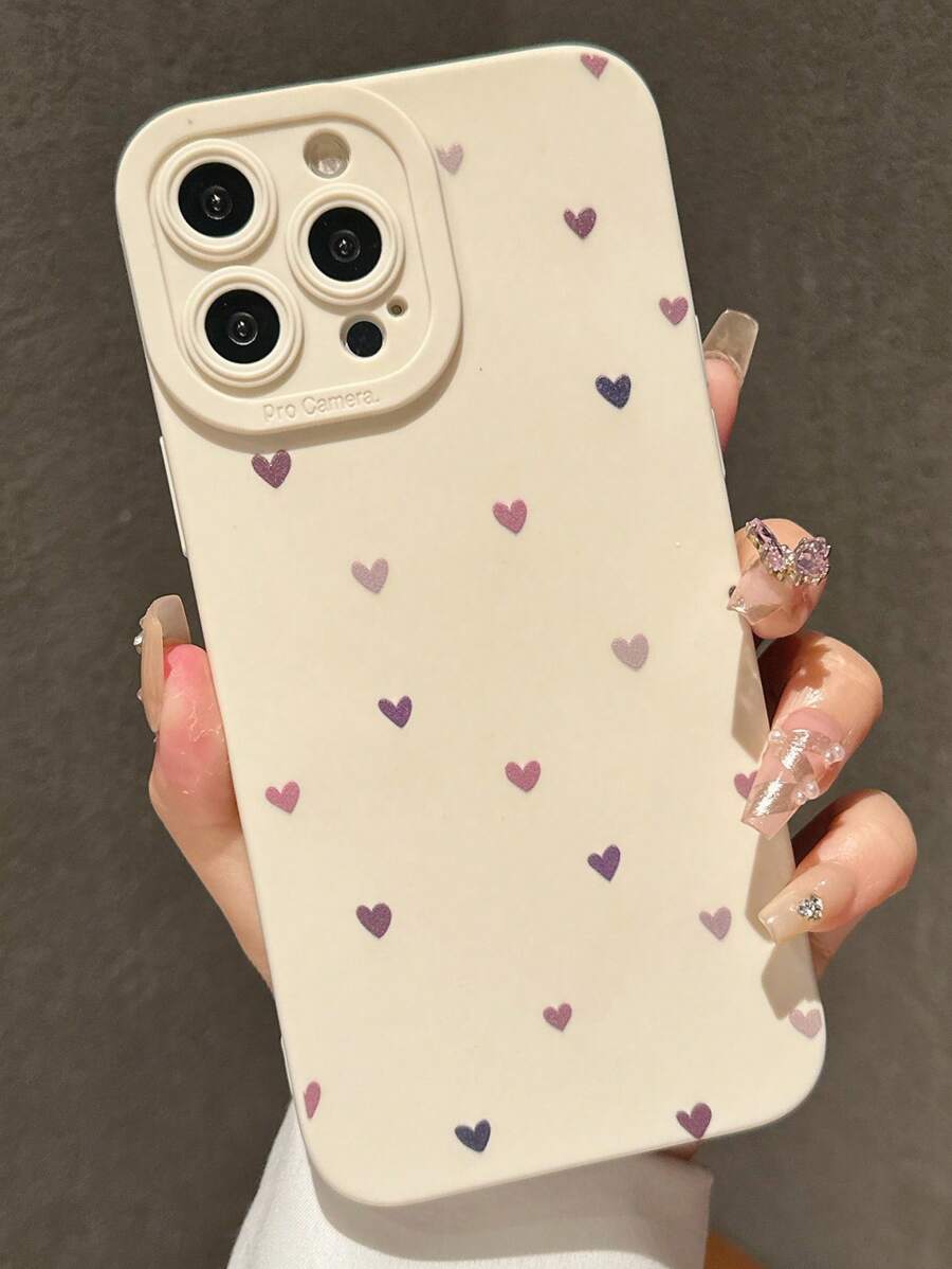 Maryam Alam Artist Girlcore Heart-Shaped Phone Case, Holiday, Love Valentine's Day - Multicolor - View 1