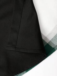 Manfinity Homme Men's Checkered Long Sleeve Shirt - Multicolor - View 4