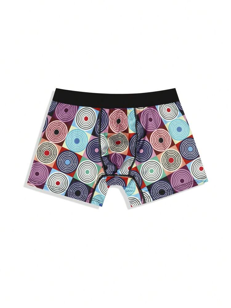 Men's Geometric Printed Boxer Briefs