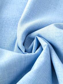 SHEIN 大尺碼兩色缺角領口上衣