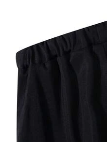 2 cái/bộ Bé trai Quý ông Màu thuần Áo vest Bộ đồ Áo khoác Và Thường xuyên Quần Bộ , Thích hợp Đối với Hằng ngày & Lễ hội , Mùa thu & Mùa Đông - màu đen - Xem 4