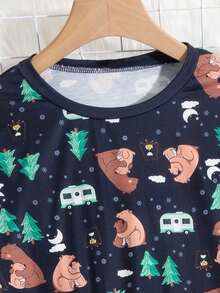 卡通圖案休閒服套裝 - 彩色 - 查看 5