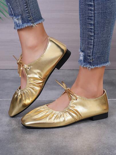 Shein Tenis Dorados Mujer Mariposa Zapatos Dorados Shein 12 Piezas