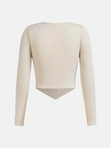 SHEIN Leap Crew Teenage Girls' Star Pattern T-shirt And Cargo Pants 2pcs Outfit Set