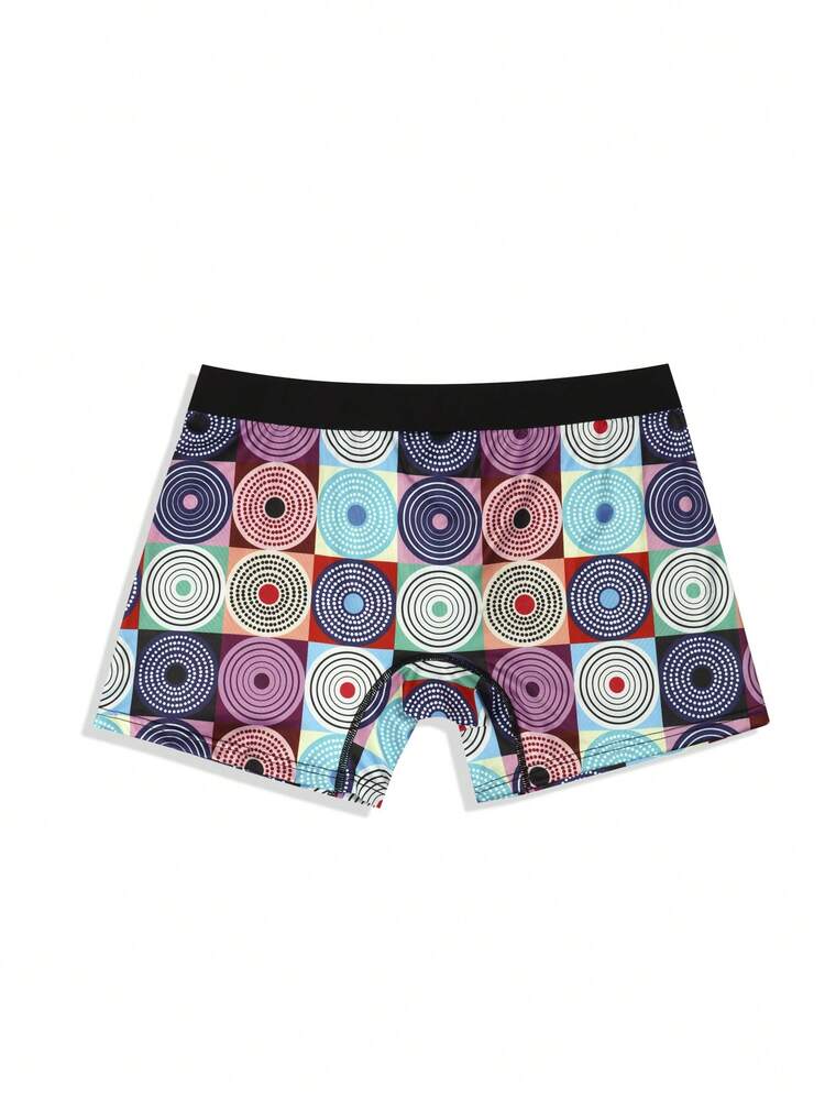 Men's Geometric Printed Boxer Briefs