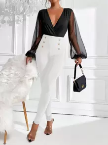 Firerie 女士雙排扣長褲襪