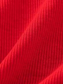 SHEIN 小女孩鏤空背心 - 彩色 - 查看 5