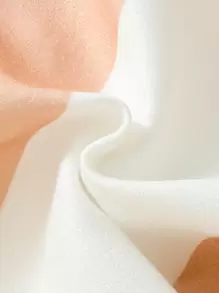 Infant Girls' Duffle Coat With Hood & Toggle Buttons - White - View 3