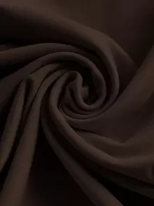 SHEIN EZwear Plus Size Women's Knit Solid Color Bodycon Tank Dress - Chocolate Brown - View 4