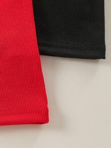 SHEIN 小女孩鏤空背心 - 彩色 - 查看 3