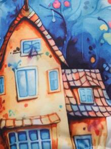 Ärmelloser Overall Für Jungen Mit Ölgemäldemuster