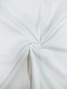 Elegant Women's Carnival Outfit, Fashion Casual Letter Print Long Sleeve Top & Side Stripe Drawstring Pants Set - White - View 3